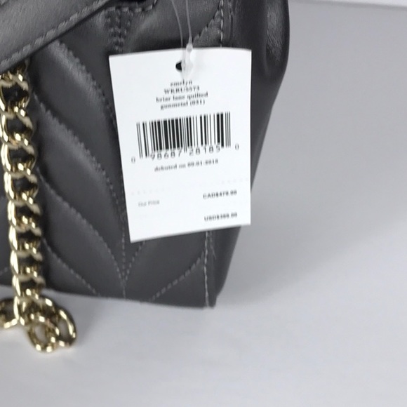 COPY - Kate Spade Evelyn Briar Lane Quilted Gunmetal - Picture 5 of 6